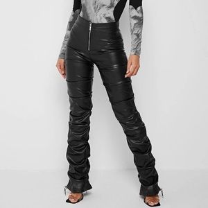 Maniere de voir tacked leather pants